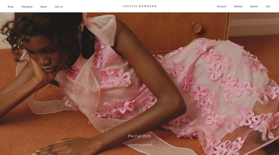 Cecilie Bahnsen website