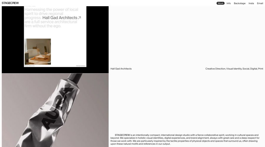 STAGECREW website