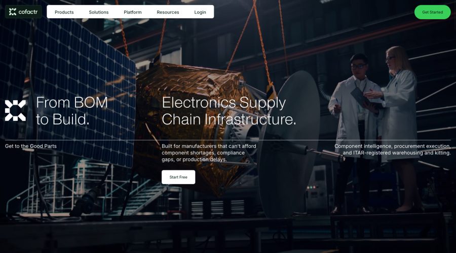 Cofactr website