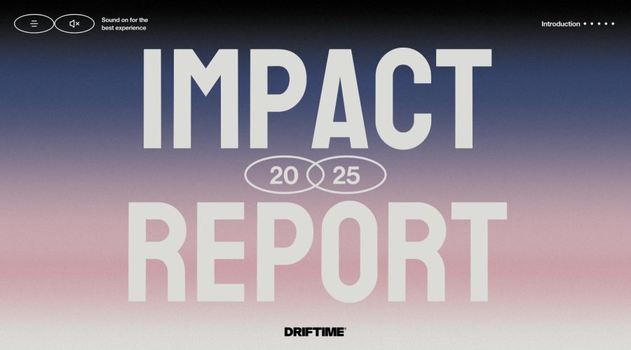 Driftime Impact Report website