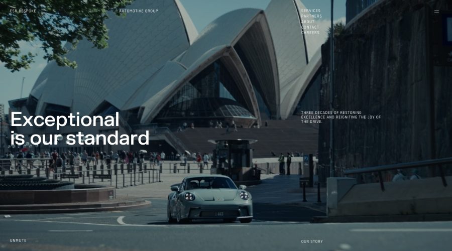 ESR Bespoke website