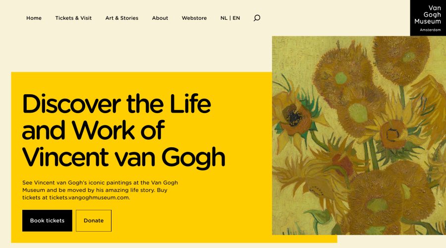 Van Gogh Museum website