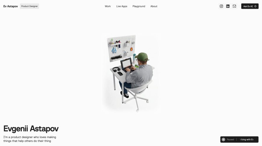 Ev Astapov website
